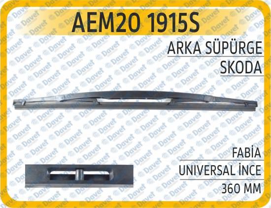AEM 201915S Arka Silecek Supurgesi 360 Mm Fabia Universal Ince